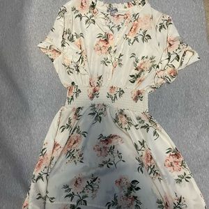 Juniors-XL Floral Dress